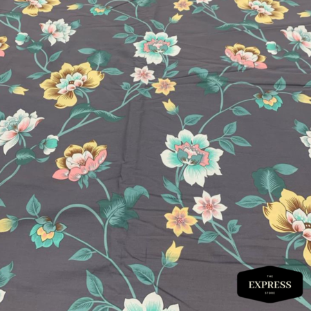 Floral Thread Charm: 100% Egyptian Cotton Sheet