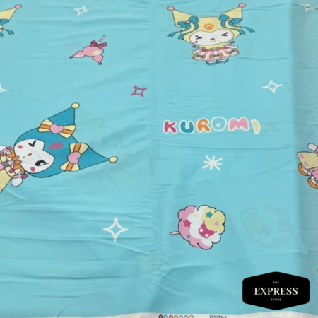 Happy Kuromi 3D: 100% Egyptian Cotton Sheet