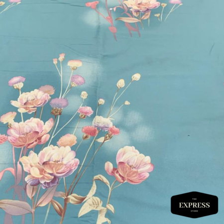 Floral Dream: 100% Egyptian Cotton Sheet