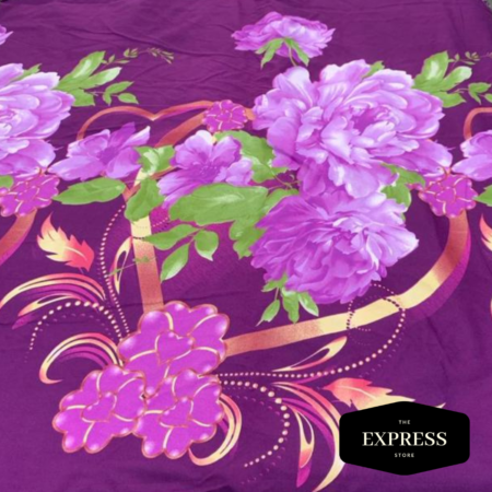 Printed Floral Design : Twill Cotton Sheet